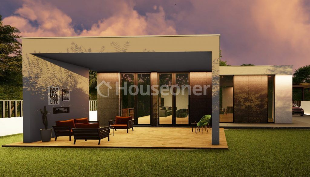 Casas prefabricadas de hormigón y madera Citio